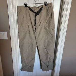 North Face Tan Zip-Off Hiking Pant